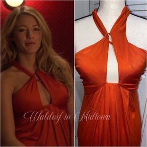 ASO SERENA VAN DER WOODSEN DVF DRESS - 2